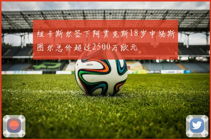 纽卡斯尔签下阿贾克斯18岁中场斯图尔总价超过2500万欧元